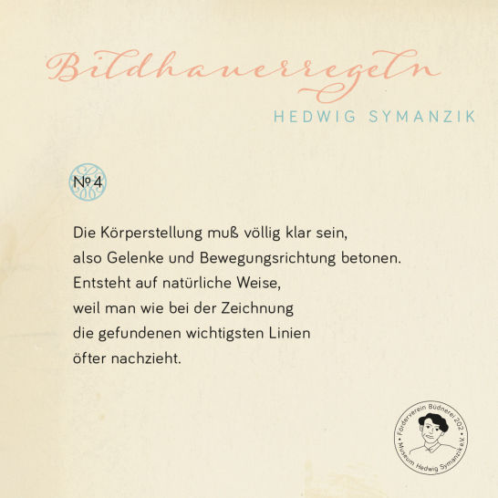 Bildhauerregel Hedwig Symanzik