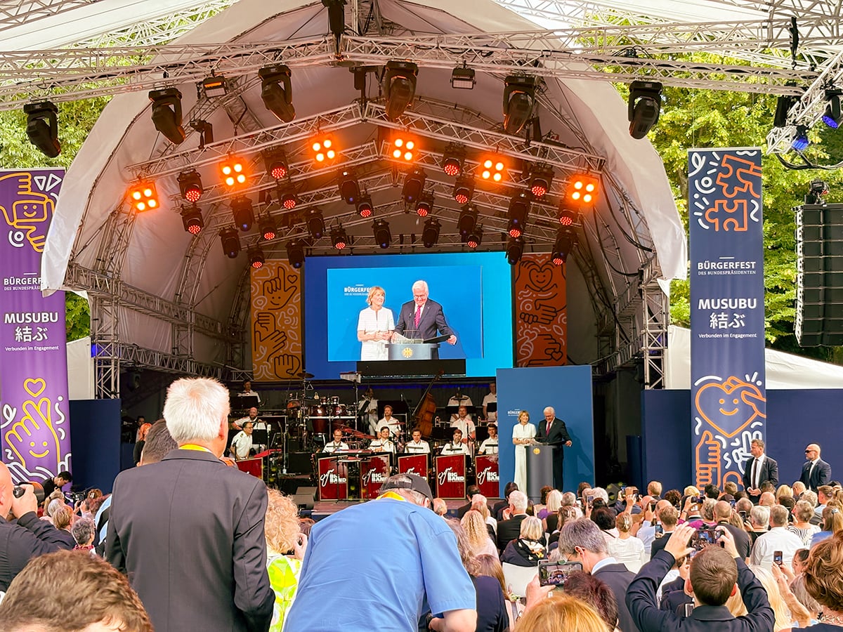 Bundespräsident Frank-Walter Steinmeier und Elke Büdenbender Bürgerfest 2026 in Bonn 
