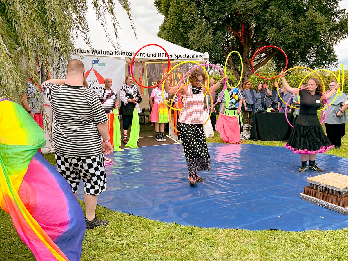 Zirkus Maluna Kunterbunt beim Bürgerfest des Bundespräsidenten in Bonn